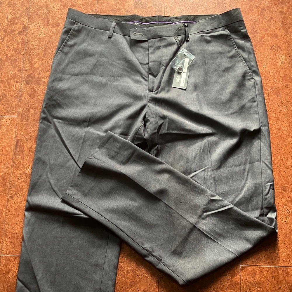 Point Zero Men's Gray Dress Pants